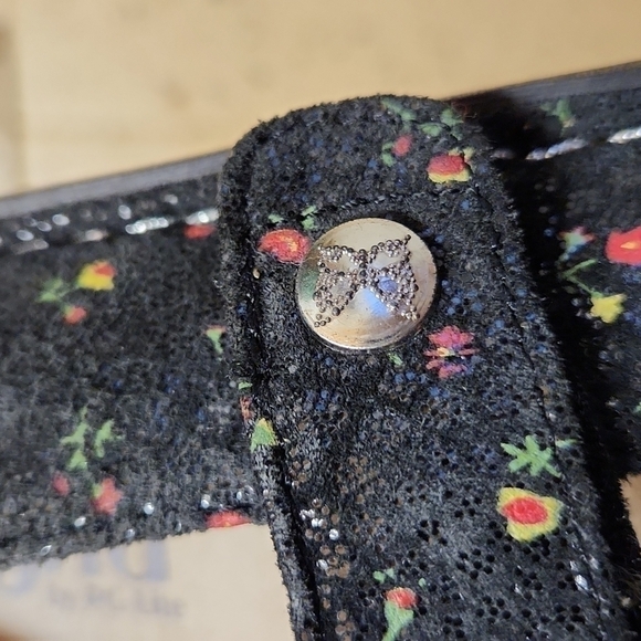 Alegria Feliz Mary Jane Black Floral Women's Size 36 EUC - Picture 3 of 6